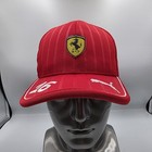 Scuderia Ferrari F1 Team 2025 Leclerc Low Curve Cap Adults - Red