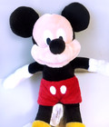 Genuine Disney Mickey Mouse 9  Plush Stuffed Animal Toy Very Good