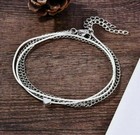 Fashion Love Heart Ankle Bracelet Foot Chain 925 Silver White Women Anklet Gifts
