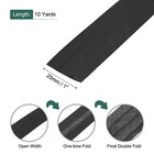 1 Inch Double Fold Bias Tape Continuous Bulk Bias Tape Black 10 Yards
