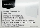 New  box Of 1000  Invitation Envelopes  A9  Peel   Seal 5-3 4  X 8-3 4 