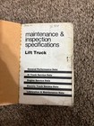 Caterpillar Lift Truck Maintenance   Inspection Specifications Manual