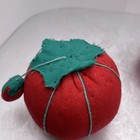 2 Vintage Tomato Strawberry Pin Cushions Sewing Crafts