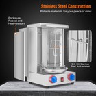 Stainless Steel Gas Shawarma Grill Machine Vertical Gyro Rotisserie Doner