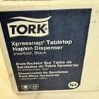 Case Of 4  Tork Xpressnap Tabletop Napkin Dispenser 6232000  Black Plastic