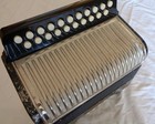 Black silver Made In Germany Hohner C f Erica Diatonic Button Accordion    Case