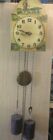 Rare Antique 1-day Black Forest Shield Clock With Hourly Chime