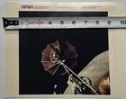 1972 Rare Nasa Photo Of Apollo 17 Astronaut Eugene Cernan With Earthrise In Back