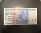      Authentic Zimbabwe 100 Trillion Dollar      Aa 2008 P-91      Uncirculated