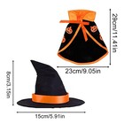 Pet Halloween Cape Hat Set Dogs Cute Costume Pet Halloween Party Cosplay Clothin