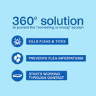 Plus Flea   Tick Collar For Dogs  7-month Protection  Adjustable Collar Fits Sm