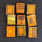 Vintage Dollhouse Antique Style Faux Leather Books