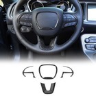 13x Carbon Fiber Central Control Dash Decor Cover Trim Kit For Dodge Charger 15 