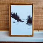 Original Drawing With Black Marker  Minimalist Landscape Sketch Illustration Art
