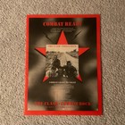 The Clash 1982 Combat Rock Lp   Tour Dates Original Print Promo Poster Type Ad