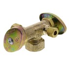 Brasscraft R1700dvxr Dual Angle Stop Valve 1 2  Fip X 3 8  Od Brass Connection