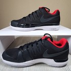 Nike Zoom Vapor 9 5 Tennis Roger Federer Black red Mens Size 8 New 631458-007