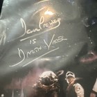 Star Wars The Empire Strikes Back Original Movie Poster Signed David Prowse Coa