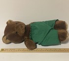Vintage 1986 Ltd Com Brown Preppy Teddy Bear Stuffed Animal Plush Green Pants