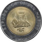 San Marino - 500 Lire - 1986 R - Unc - Man With Computer