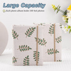 2 Pack Photo Album 4x6  Small Mini 4x6 Photo Album 100 Pocket Photo Book Small M