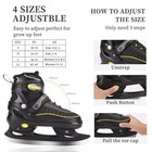 Ccunszi Ice Skatesadjustable Ice Skates For Men Women And Kidsstainless Steel