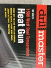 New Drill Master Heat Gun 1500 Watt Dual Temperature Two Heat Settings 120 Volts