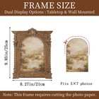 Vintage Picture Frames 5x7 - Victorian Ornate Bronze Frame 5x 7  5x7 Picture    