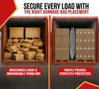 10 Pack 32 x40  Poly Woven Dunnage Bags  level 2  - Load Securement Airbags