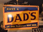 Vintage Dad s Root Beer Porcelain Metal Sign  the Old Fashion Root Beer 