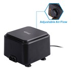 Hygger Quiet Aquarium Air Pump Adjustable Oxygen Pump 2 Air Outlet Up To 150 Gal
