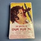 Vhs Horror Tape Unicorn Video Spectre Of Edgar Allan Poe Cut Box Missing Spine