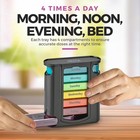 Weekly Pill Organizer  1 Dispenser  7 Stackable 1 Count  pack Of 1   Black 