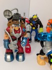 Fisher-price Rescue Heroes Action Figures Lot Of 9 Mattel Toys
