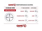 Gamo 3-9x40mm Reticule Performance Air Rifle Scope