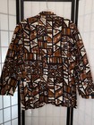 Vintage 1960s Sandwich Isles Men s R42 M-l Tiki Tapa Hawaiian Blazer Sportcoat
