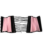 What Katie Did Corset Morticia Extreme Underbust Steel Boned 18 Inch Waist Black