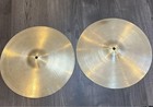 Zildjian Avedis 14 Inch Vintage Cymbal Pair 1960s 70s Drums Rusty Condition