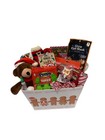 Kids Christmas Gift Basket Teddy Bear Blanket Crafts Candy Toy Holiday Present