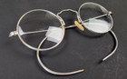 Vintage 12k Gold Filled  westpointer  Etched Engraved Full Rim Wire Eyeglasses