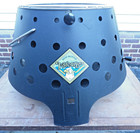Rocky Mountain Volcano Outdoor Cook Stove Charcoal Wood Grill Nos Unfired Usa