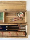 Vintage Japanese Bamboo glass Nft Nippon Freshwater Fishing Rod   Tackle Set 