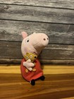 Ty Beanie Baby 6  Regular Peppa Pig Plush Animal Stuffed Toy Heart Tags