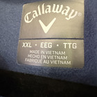 Callaway Golf Jacket Mens Xxl 2xl Navy Blue Quilted Hybrid Full Zip Pockets