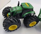 John Deere Monster Treads Tractor Sounds   Lights Work With Trailer