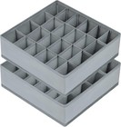 Sock Drawer Organizer Divider 2 Packs Underwear Organizer  24 Cell Closet Org   