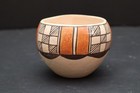 Atq Acoma Pueblo Pottery Jar Jug Polychrome Pot Hand Coiled Vtg Native American