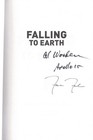 Falling To Earth Hand Signed By Al Worden   French Apollo 15 Astronaut Autograph