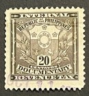 Travelstamps  Philippines Documentary Revenue Tax Stamp 20 Centavo  Used Vlc