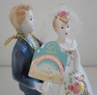 Vintage Josef Originals Bride And Groom Figurine Cake Topper New W  Tag Taiwan